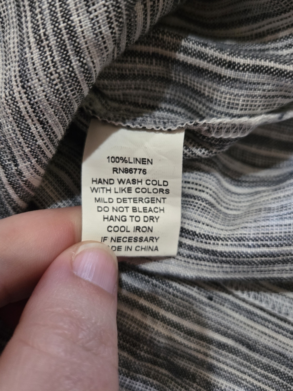 100% Linen 209WST 38 New York Sleeveless Shirtdress 2 - Picture 4 of 6